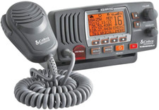 MR F77B Radio Marina VHF con GPS, Design Impermeabile e Microfono Cancellazione Rumore