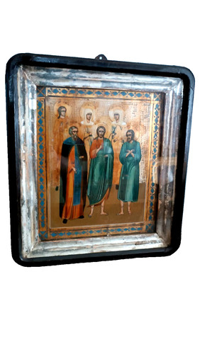 Antica icona russa inizio - antica, russa,