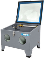 Sabbiatrice da banco cabina