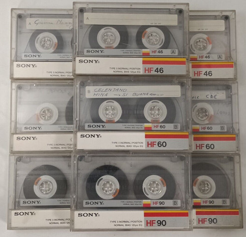 Lotto sony 60 90 1986 - sony,