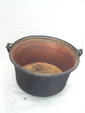 Antico paiolo caldaio in rame
