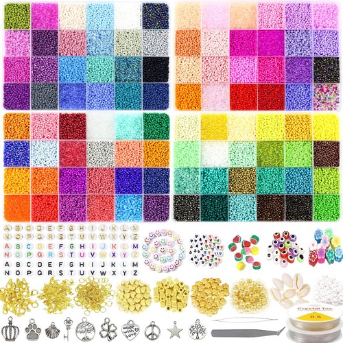 Kit perle vetro 52000 pz - vetro, mm