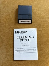 Intellivision Learning Fun II con manuale originale condizioni fantastiche!