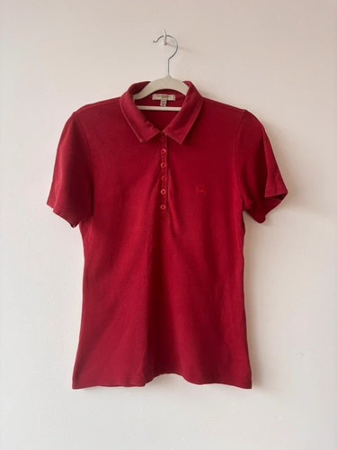 Polo donna rossa burberry - polo,