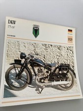 DKW 175 CM3 1929 Carta Moto Da