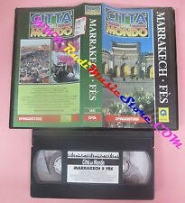 VHS film MARRAKECH FES citta' del mondo 1997 DE AGOSTINI CDM 24 (F153)no dvd
