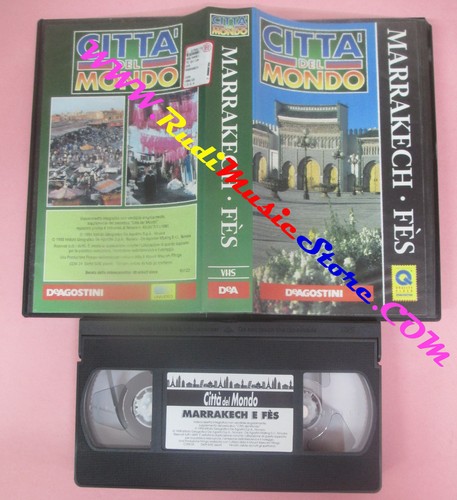 Vhs film marrakech fes citta - vhs,
