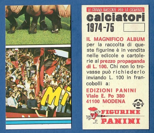 Figurina calciatori panini - figurina,