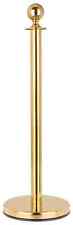 Transenna Colonnina Separacode VIP Paletti di Delimitazione in Acciaio Oro 96cm