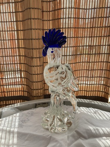 Murano art glass standing bird - murano,
