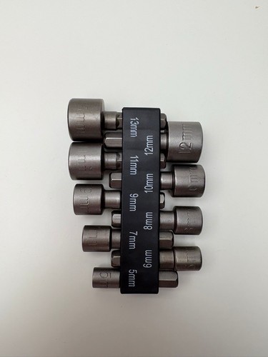 9pz set 5mm 13mm boccole - 9pz/set,