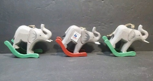 Elefante dondolo ornamenti - elefante,