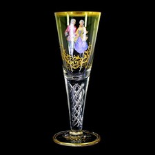 Splendida coppa con pittura in