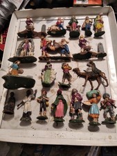 LOTTO STATUINE PER PRESEPE- PLASTICA/BACHELITE- ALTEZZA 10 CM CIRCA