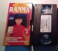 RANMA 1/2 VOL. 2 VHS 1995, JAPAN CARTOON ANIME SERIE Tv manga giapponesi cartoni