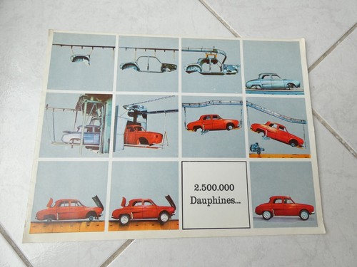 Renault dauphine 1963 - dauphine, brochure