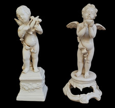 ANTICA COPPIA DI SCULTURE IN