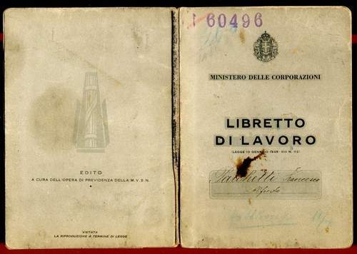 Libretto lavoro fascista - libretto,