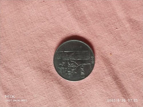 Moneta italia 100 lire - moneta,