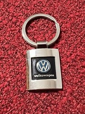 Portachiavi in acciaio con logo Volkswagen vintage