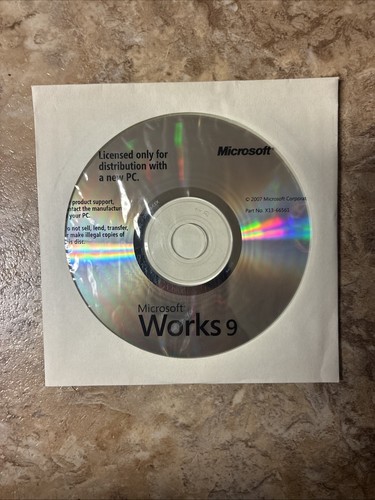 Microsoft works installation - works, 9