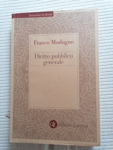 Modugno diritto pubblico - -,