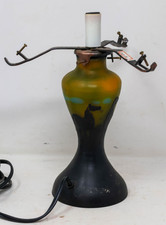 Cased art glass table - art, lamp