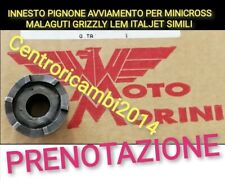 INNESTO PIGNONE AVVIAMENTO  MINICROSS MALAGUTI GRIZZLY LEM Franco MORINI REPLICA