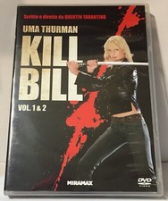 Kill Bill Volume 1 e 2 DVD 2 Film Quentin Tarantino Uma Thurman 3 DVD Come Foto