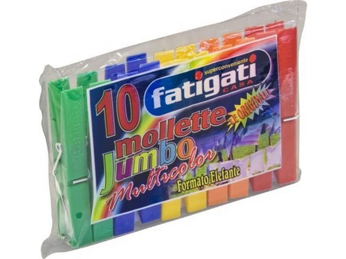Mollette plastica - plastica, 10