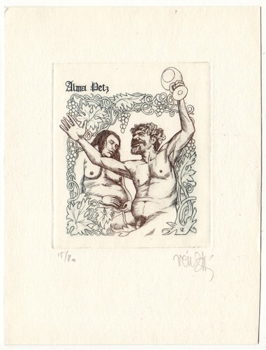 Zoltan ven exlibris für alam - exlibris,