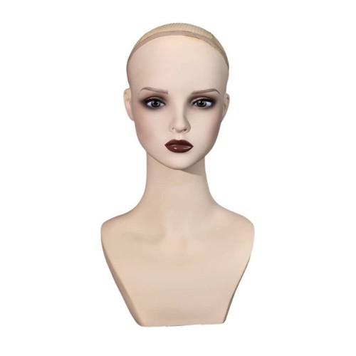 Testa manichino pvc realistico - testa,