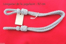 Jugulaire argent pour