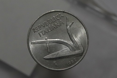 Italy lire 1952 alluminio - 10,