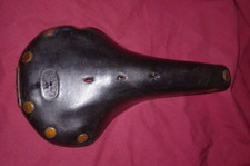 Sella corsa bici d'epoca BROOKS, cuoio,vintage