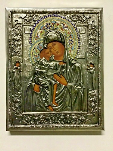 Icona russa madonna - russa,