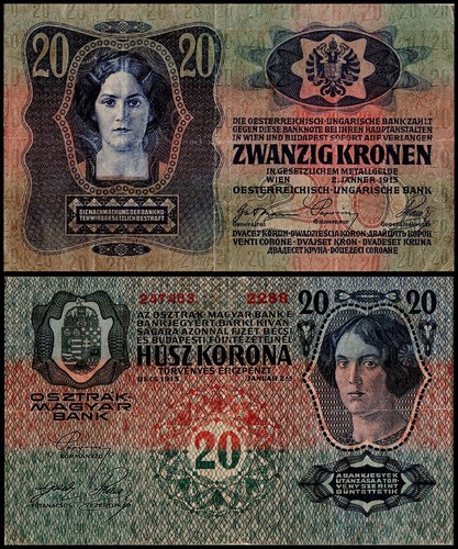 Austria corone 1913 - 20, 1913,