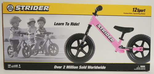 Strider bici rosa sport 18 - rosa,