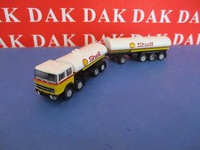 1/87 Modellino Camion Truck Fiat 691 Millepiedi Cisterna Shell 1970 by Brekina