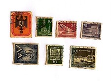7 Francobolli 1956 1962 Germania Berlino Post Guerra Usati Rari Perfetti