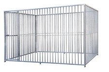 Box per cani 3 X 2 zincato a