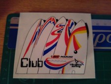 ADESIVO VINTAGE STICKER kleber BIC MARINE CLUB SURF  SURFING 