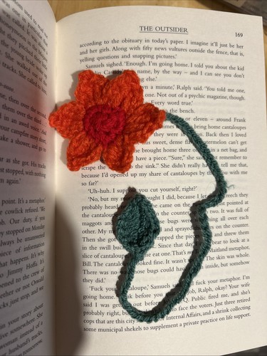 Red sunflower daisy handmade - sunflower,