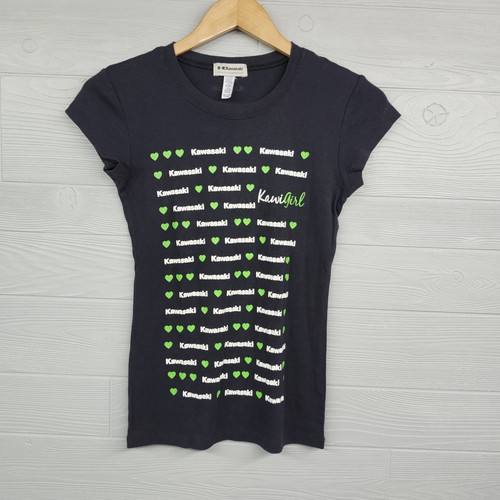 Shirt kawasaki nera verde - t-shirt,