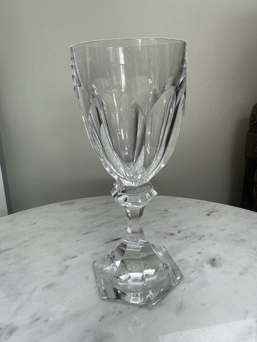 Ancien verre vin cristal - à,
