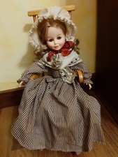 BAMBOLA  CON SEDIA A DONDOLO  VINTAGE- NO FURGA