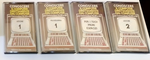 Lotto cassette computer anni - lotto,