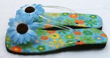 Flower Power Punk Gonna Emo Fiori Designer Infradito 37 Bagni Strand Scarpe