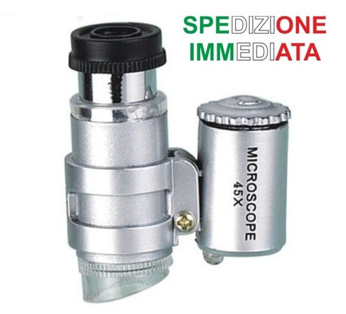 Microscopio tascabile 45x - tascabile,
