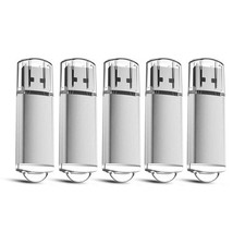 5 x chiavetta USB 2.0 argento
